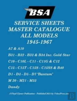 Bertrand.pt - Bsa 'Service Sheets' Master Catalogue Fo