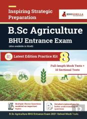 B.Sc Agriculture Entrance Exam (Bhu) 2021 8 Full-Length Mock Test + 10 Sectional Test