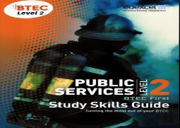 Btec Level 2 First Public Services Study Guide