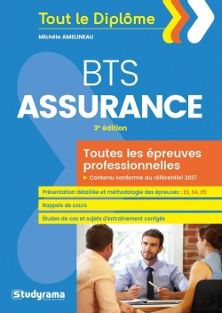 Bertrand.pt - Bts Assurance ; Toutes Les Épreuves Professionnelles ; Contenu Conforme Au Référentiel 2017