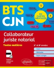 Bts Cjn En Cartes Mentales : Collaborateur Juriste Notarial