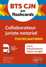 Bts Cjn En Flashcards : Collaborateur Juriste Notarial