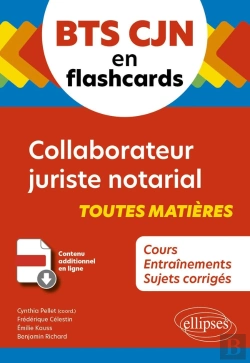 Bertrand.pt - Bts Cjn En Flashcards : Collaborateur Juriste Notarial