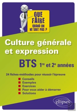 Bertrand.pt - Bts ; Culture Générale Et Expression ; 1re Et 2e Année