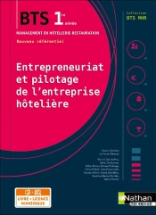 Bts Mhr : Entrepreneuriat Et Pilotage De L'Entreprise Hôtelière ; 1re Année ; Cahier Élève (Édition 2018)