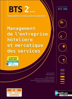 Bertrand.pt - Bts Mhr : Management De L'Entreprise Hôtelière Et Mercatique Des Services - Bts Mhr 2e Années - Coll. Bts Mhr - Éd. 2025 - Livre + Licence