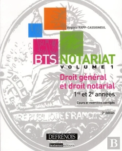 Bertrand.pt - Bts Notariat - Droit General Et  Droit Notarial, 2eme Edition