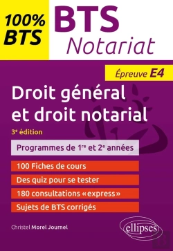Bertrand.pt - Bts Notariat : Épreuve De Droit Général Et Droit Notarial (E4/U4)