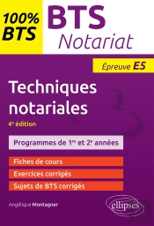 Bts Notariat - Techniques Notariales
