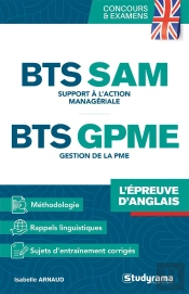 Bts Sam & Gpme : L'Épreuve D'Anglais ; Support À L'Action Managériale