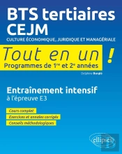 Bts Tertiaires - Cejm - Culture Économique, Juridique Et Managériale