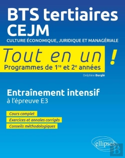 Bertrand.pt - Bts Tertiaires - Cejm - Culture Économique, Juridique Et Managériale