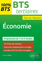 Bts Tertiaires - Economie - Programme 1re Et 2e Années