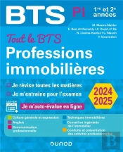 Bts : Tout Le Bts Professions Immobilières - 2024-2025 : 1re Et 2e Années