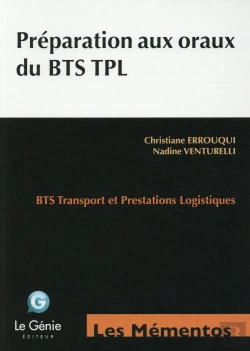 Bertrand.pt - Bts Tpl ; Préparation Aux Oraux Du Bts Tpl (Édition 2015)