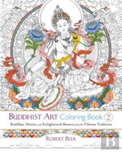 Buddhist Art Coloring Book 2
