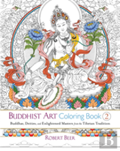 Buddhist Art Coloring Book 2