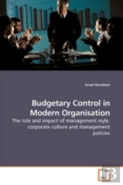 Budgetary Control In Modern Organisation