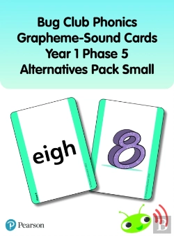 Bertrand.pt - Bug Club Phonics Grapheme-Sound Cards Year 1 Phase 5 Alternatives Pack (Small)