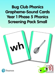 Bug Club Phonics Grapheme-Sound Cards Year 1 Phase 5 Phonics Screening Pack (Small)