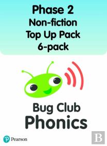 Bug Club Phonics Phase 2 Non-Fiction Top Up Pack 6-Pack (96 Books)
