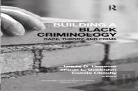 Building A Black Criminology, Volume 24
