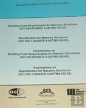 Building Code Requirements For Masonry Structures And Specification For Masonry Structures