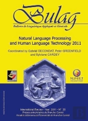 Bulag N 36/2012. Natural Language Processing And Human Language Techn Ology 2011
