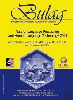 Bertrand.pt - Bulag N 36/2012. Natural Language Processing And Human Language Techn Ology 2011