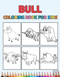 Bertrand.pt - Bull Coloring Book For Kids