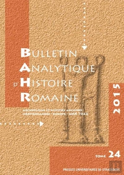 Bertrand.pt - Bulletin Analytique D'Histoire Romaine, N  24/2015