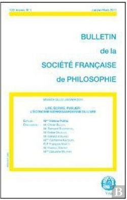Bertrand.pt - Bulletin De La Société Française De Philosophie Tome 1 : Lire, Écrire, Publier ; L'Économie Kierkegaardienne Du Livre