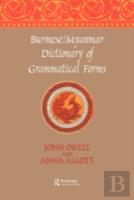 Burmese (Myanmar) Dictionary Of Grammatical Forms