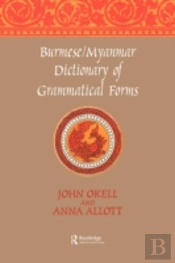 Burmese (Myanmar) Dictionary Of Grammatical Forms