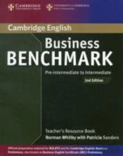 Business Benchmark Pre-Intermediate To Intermediate Bulats And Business Preliminary Teacher'S Resource Book