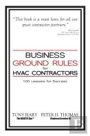 Business Ground Rules For Hvac Contractors