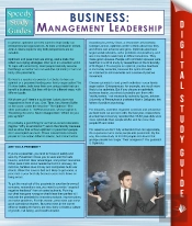 Business: Management Leadership (Speedy Study Guides)