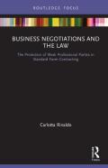 Business Negotiations And The Law