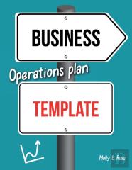 Business Operations Plan Template