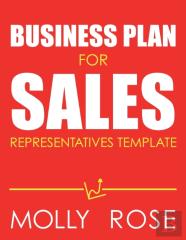 Business Plan For Sales Representatives Template