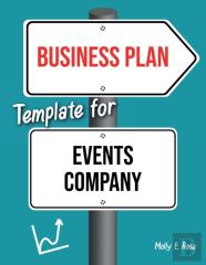 Business Plan Template For Events Company