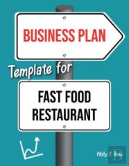 Business Plan Template For Fast Food Restaurant