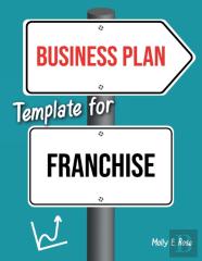 Business Plan Template For Franchise