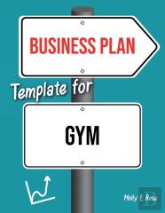 Business Plan Template For Gym