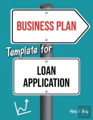 Business Plan Template For Loan Application