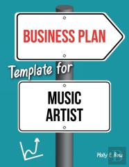 Business Plan Template For Music Artist