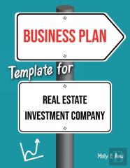 Business Plan Template For Real Estate Investment Company
