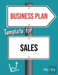 Business Plan Template For Sales