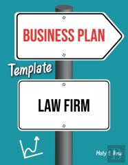 Business Plan Template Law Firm