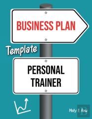Business Plan Template Personal Trainer
